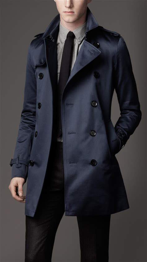 burberry mac mens navy|burberry trench coat men outlet.